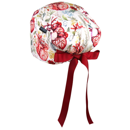 Timeless Human Hearts Euro Scrub Cap
