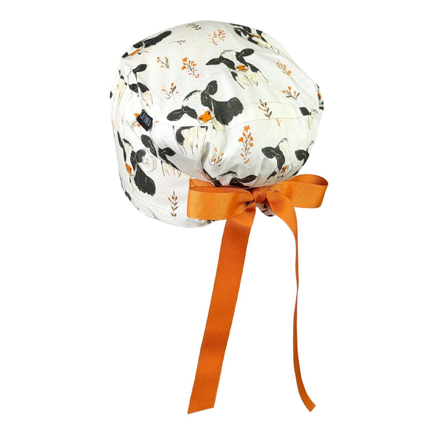 Moo Crew Farmyard Meadow Euro Scrub Cap