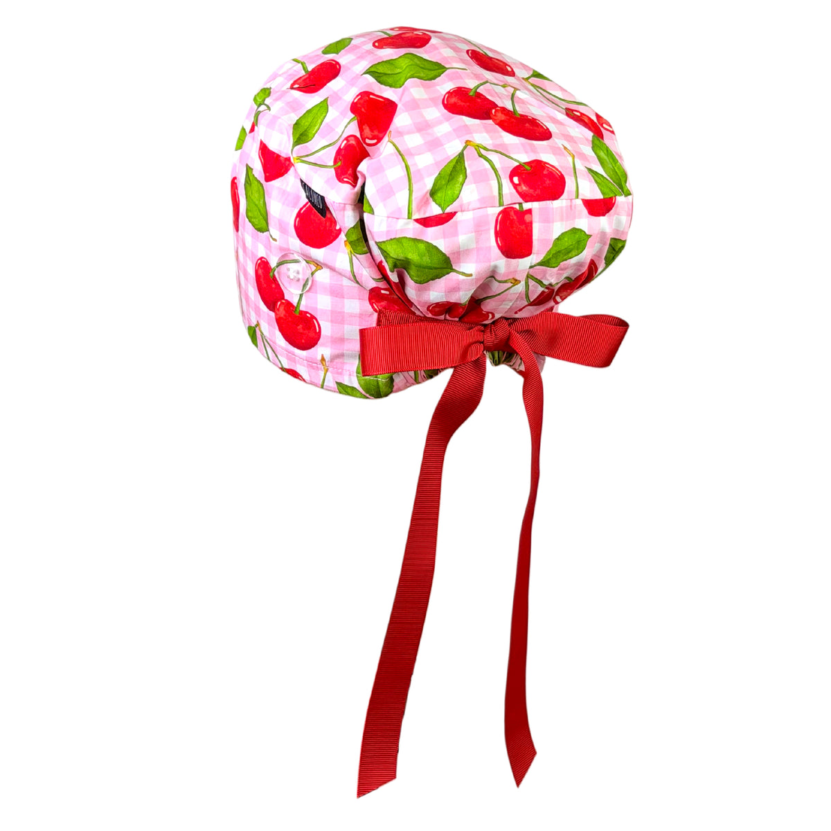 Sweet Cherry Picnic Euro Scrub Cap