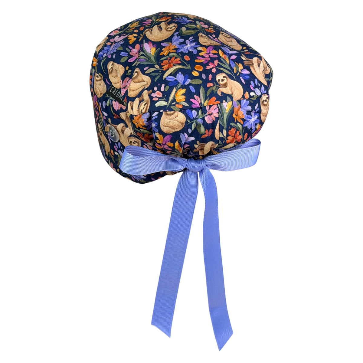 Sloth Serenity Euro Scrub Cap