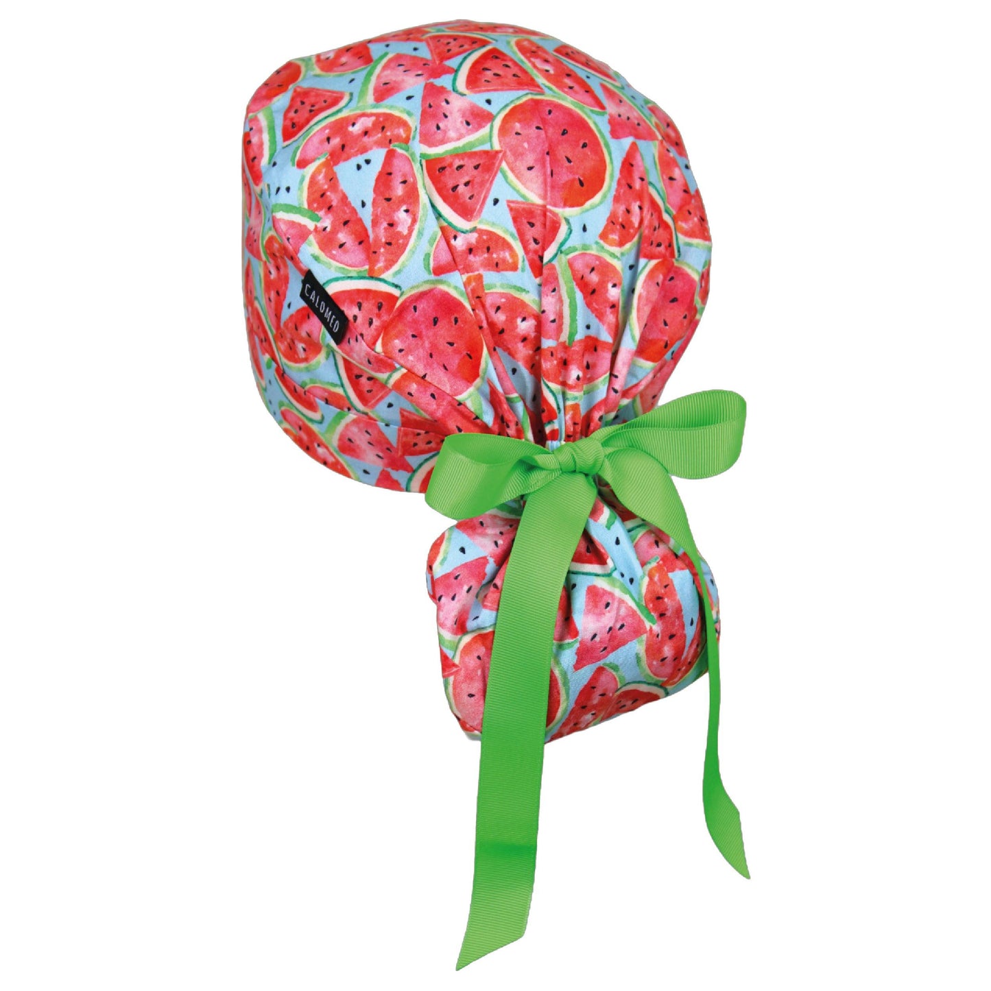 Watermelon Ponytail Scrub Cap - 100% Cotton