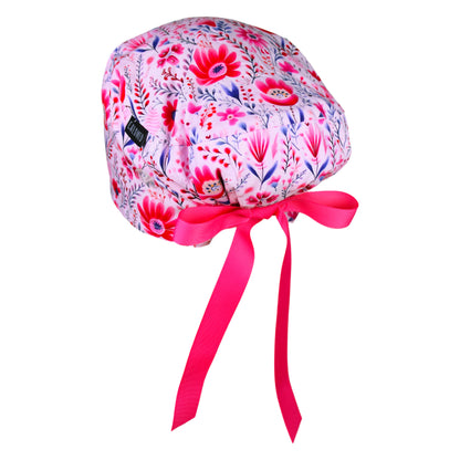 Pink Sugarplum Botanica Euro Scrub Cap