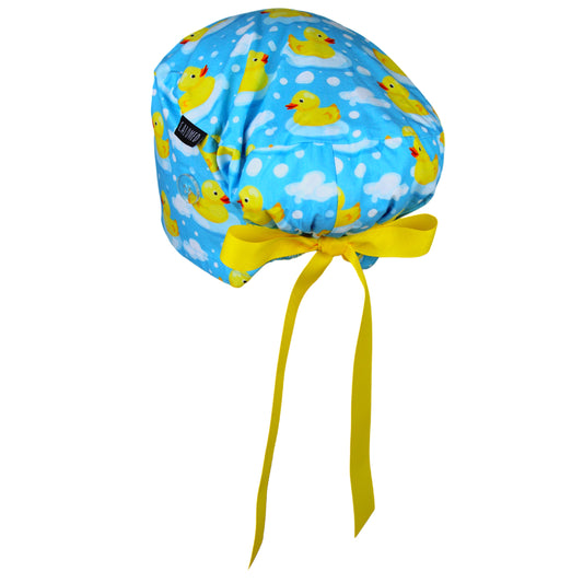 Bubble Bath Duckies Euro Scrub Cap