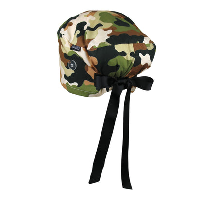 Army Camo Euro Scrub Cap