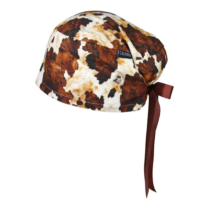 Warm Rustic Hide Euro Scrub Cap