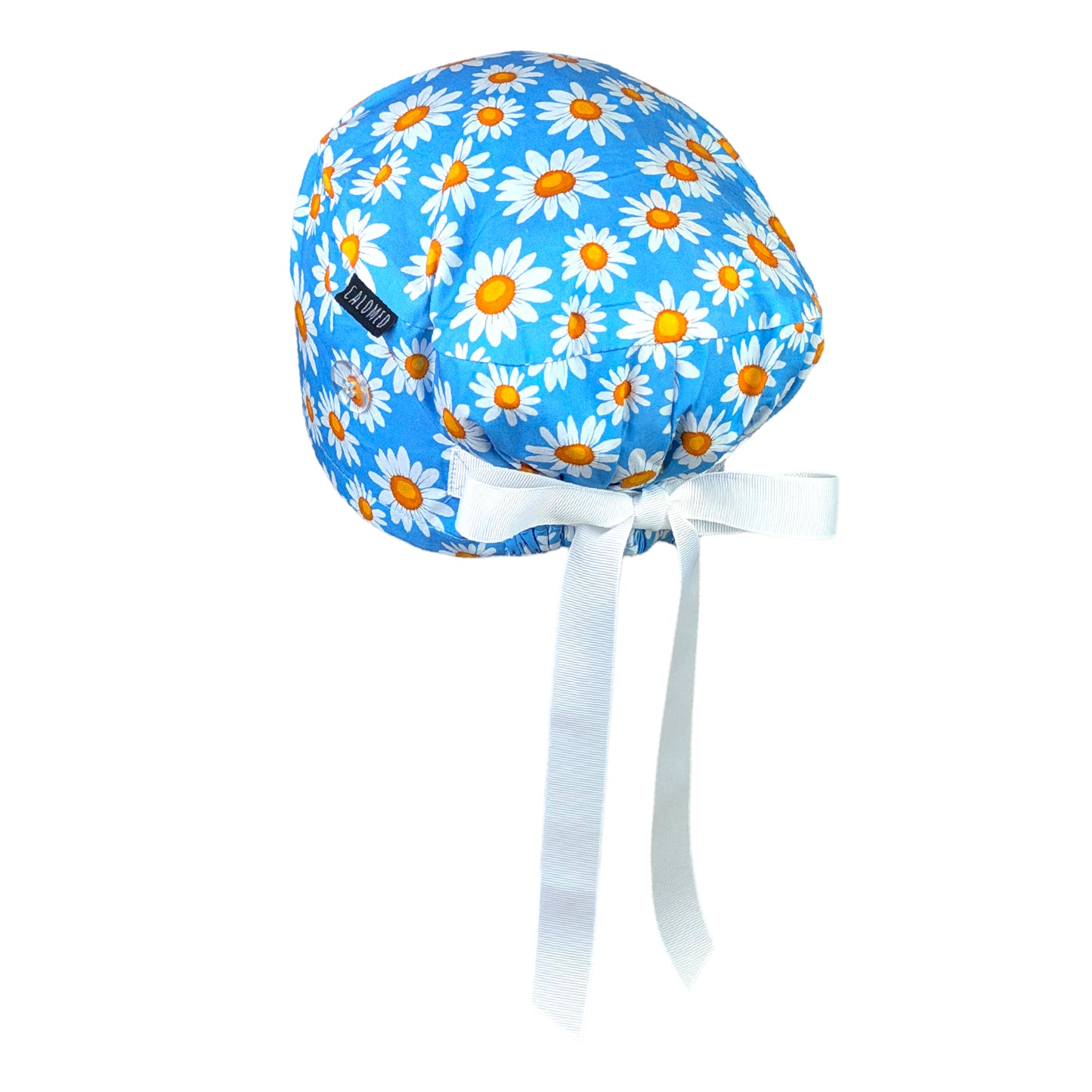 Bright Daisy Sky Euro Scrub Cap