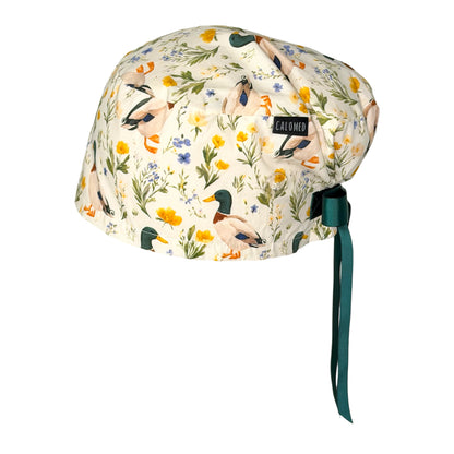 Duckling Meadow Euro Scrub Cap