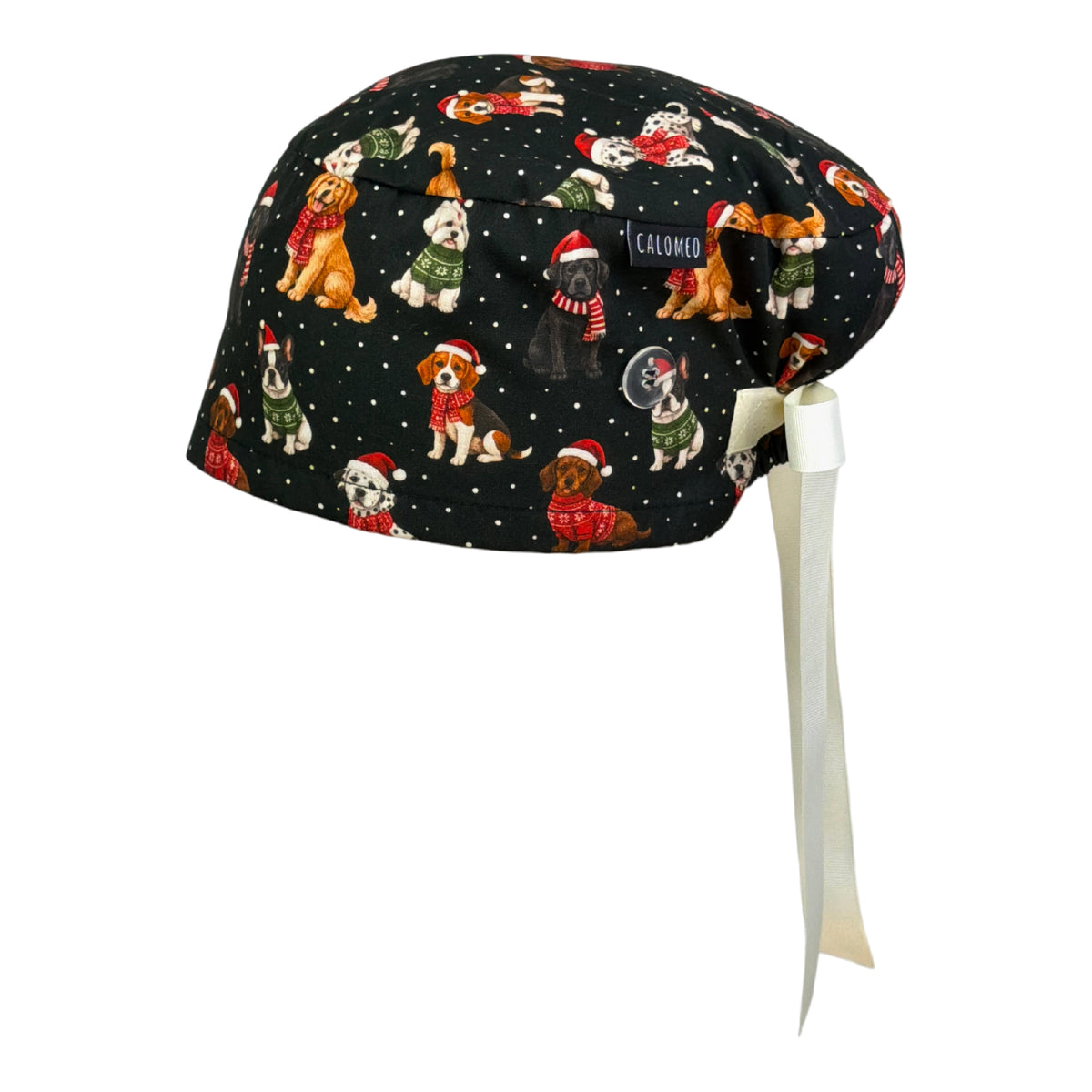 Santa Paws Euro Scrub Cap