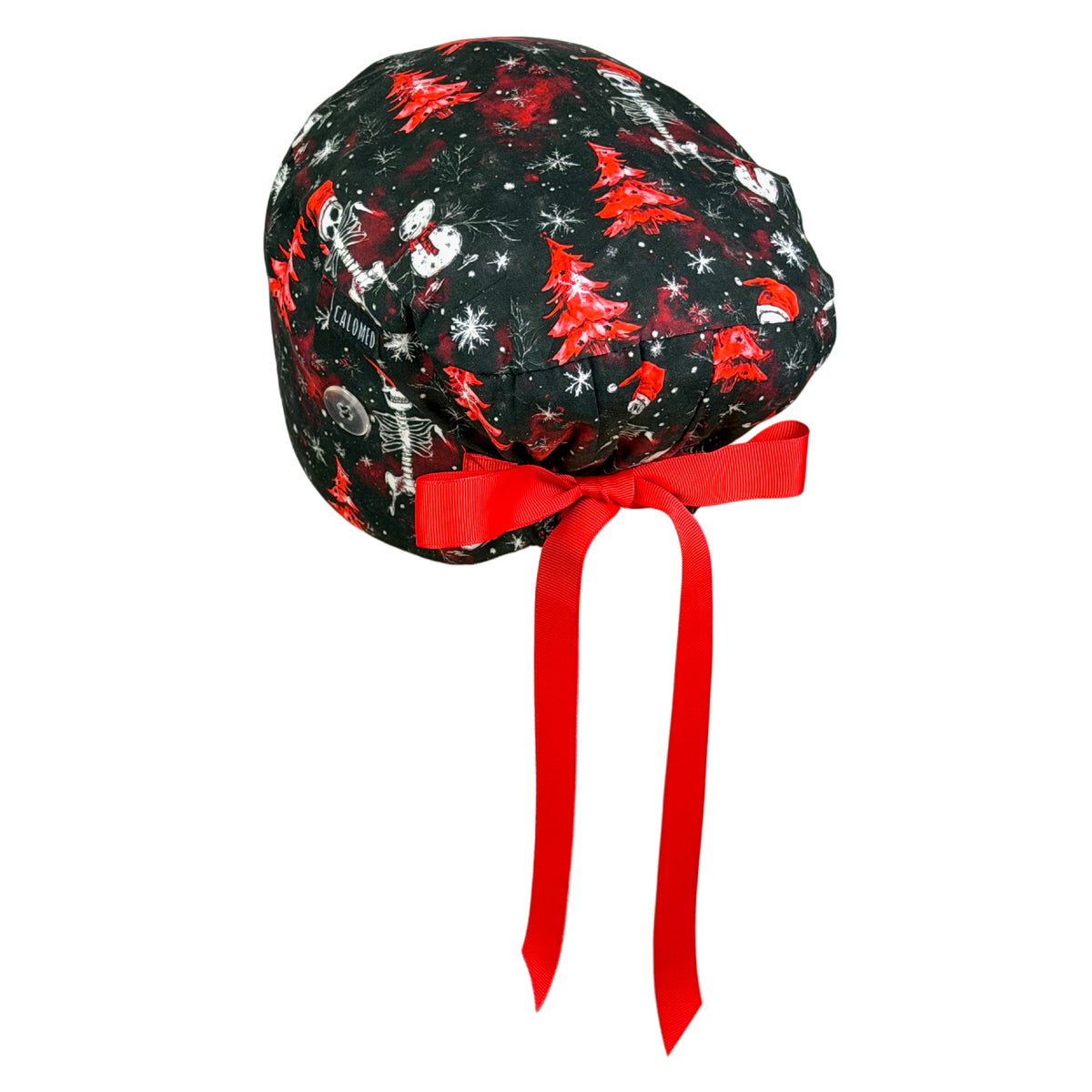 Christmas Skeleton Euro Scrub Cap