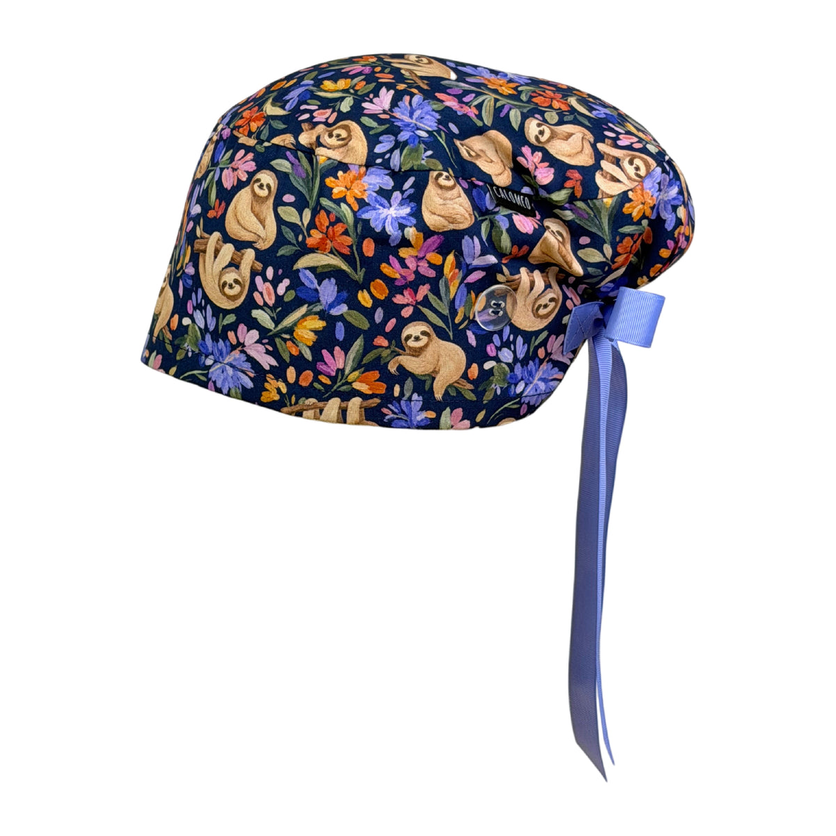 Sloth Serenity Euro Scrub Cap