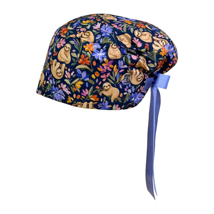 Sloth Serenity Euro Scrub Cap