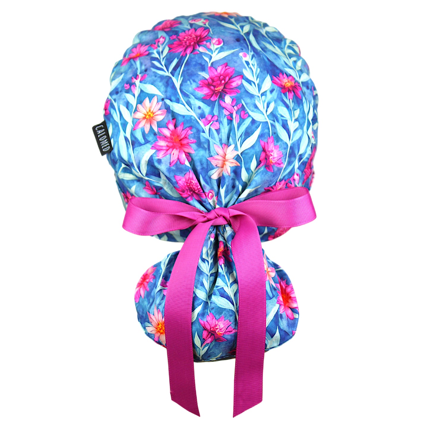 Rosewater Garden Ponytail Scrub Cap
