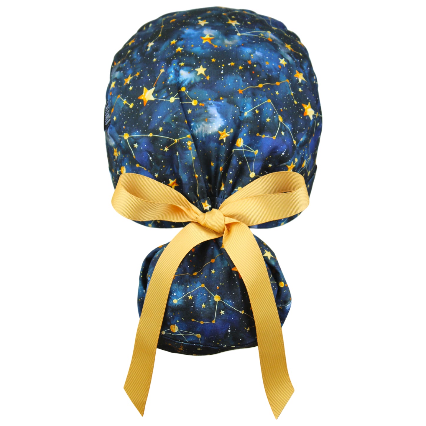 Celestial Constellations Ponytail Scrub Cap