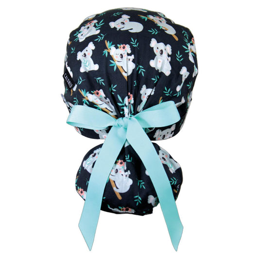 Koalas in Trees Ponytail Scrub Cap Ponytail Scrub Cap - 100% Cotton